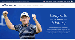 Desktop Screenshot of petermillar.com